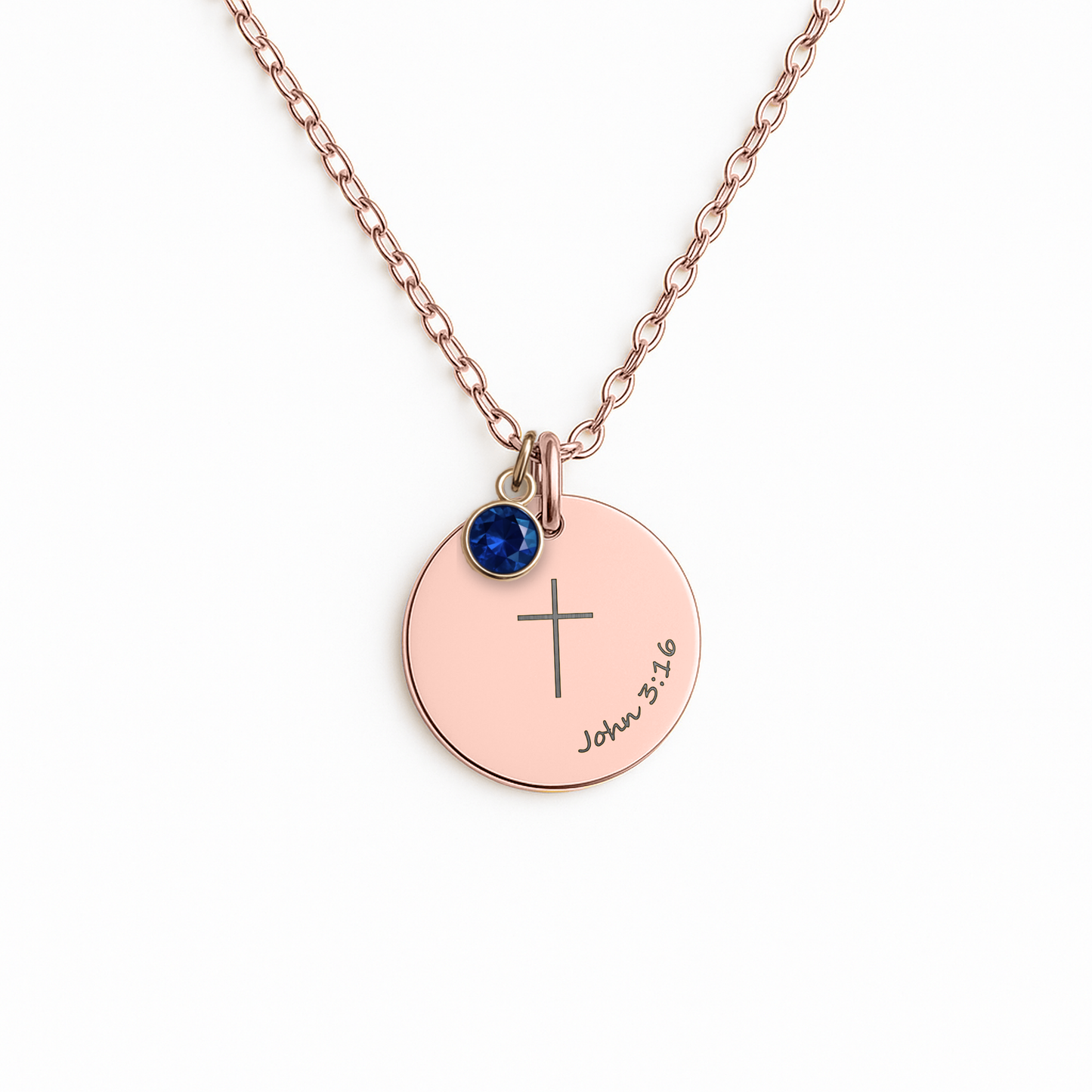 Sisters in Christ Gift Dainty Cross Necklace Bible Verse Best Friends Necklace Church Friends Gifts Faithful Keepsake Encouragement Gift