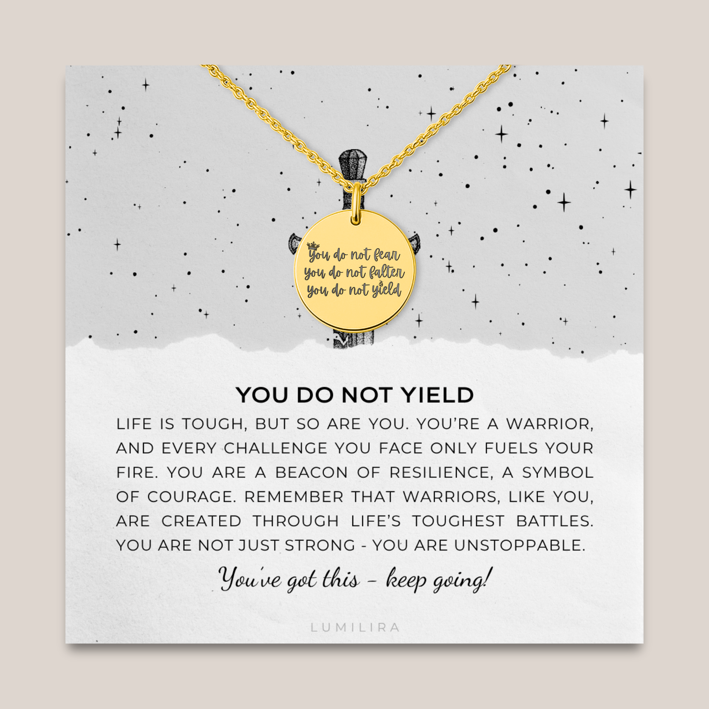 Dainty You Do Not Yield Necklace, Book Lover, Gift for Book Lovers, Bookish Necklace, SMUT Reader Gift, Bookish Merch, Dark Romance Books