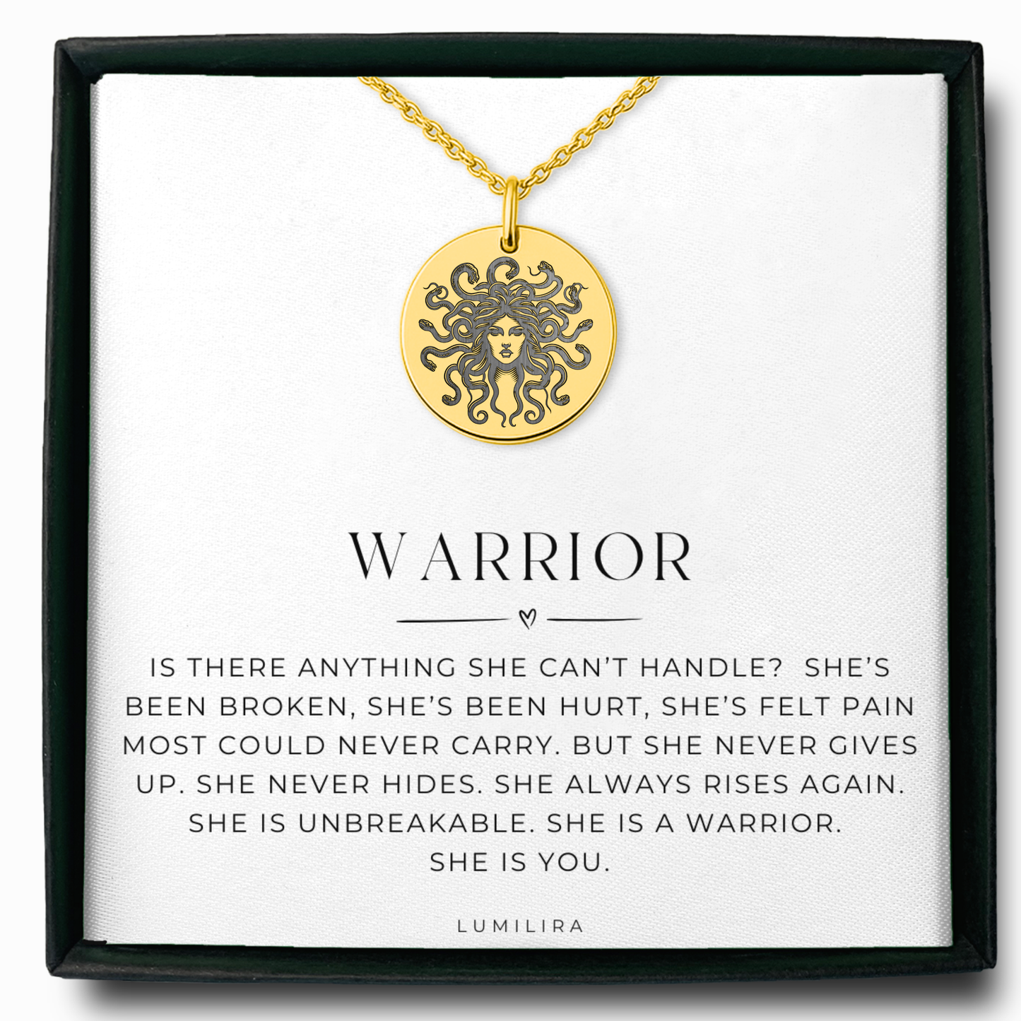 Medusa Jewelry, Greek Goddess Necklace