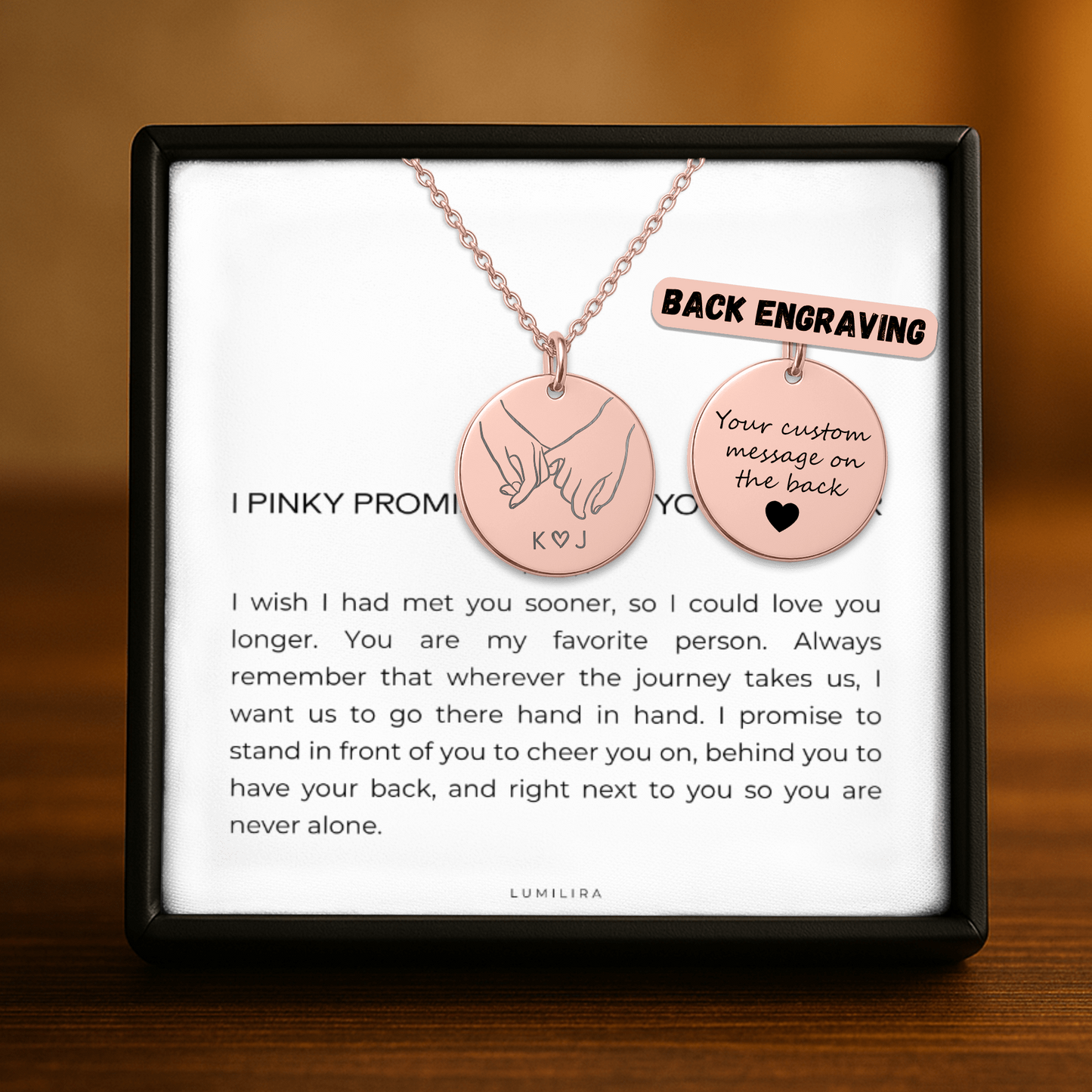 A Pinky Promise She’ll Wear Forever — A deeply personal gift for your girlfriend or wife