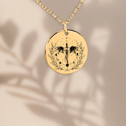 Dragon Warrior Necklace – "You Are Unbreakable" Strength Gift for Her