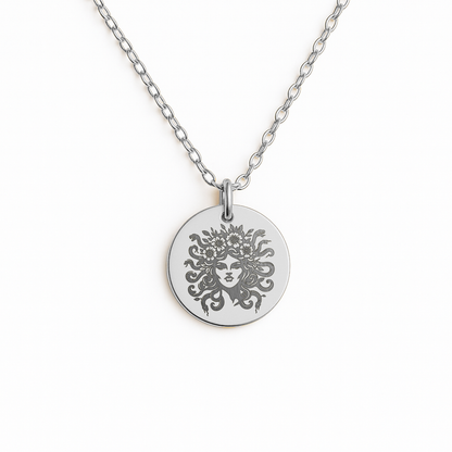 Medusa Pendant: Custom Mythology Jewelry, Empowerment Gift