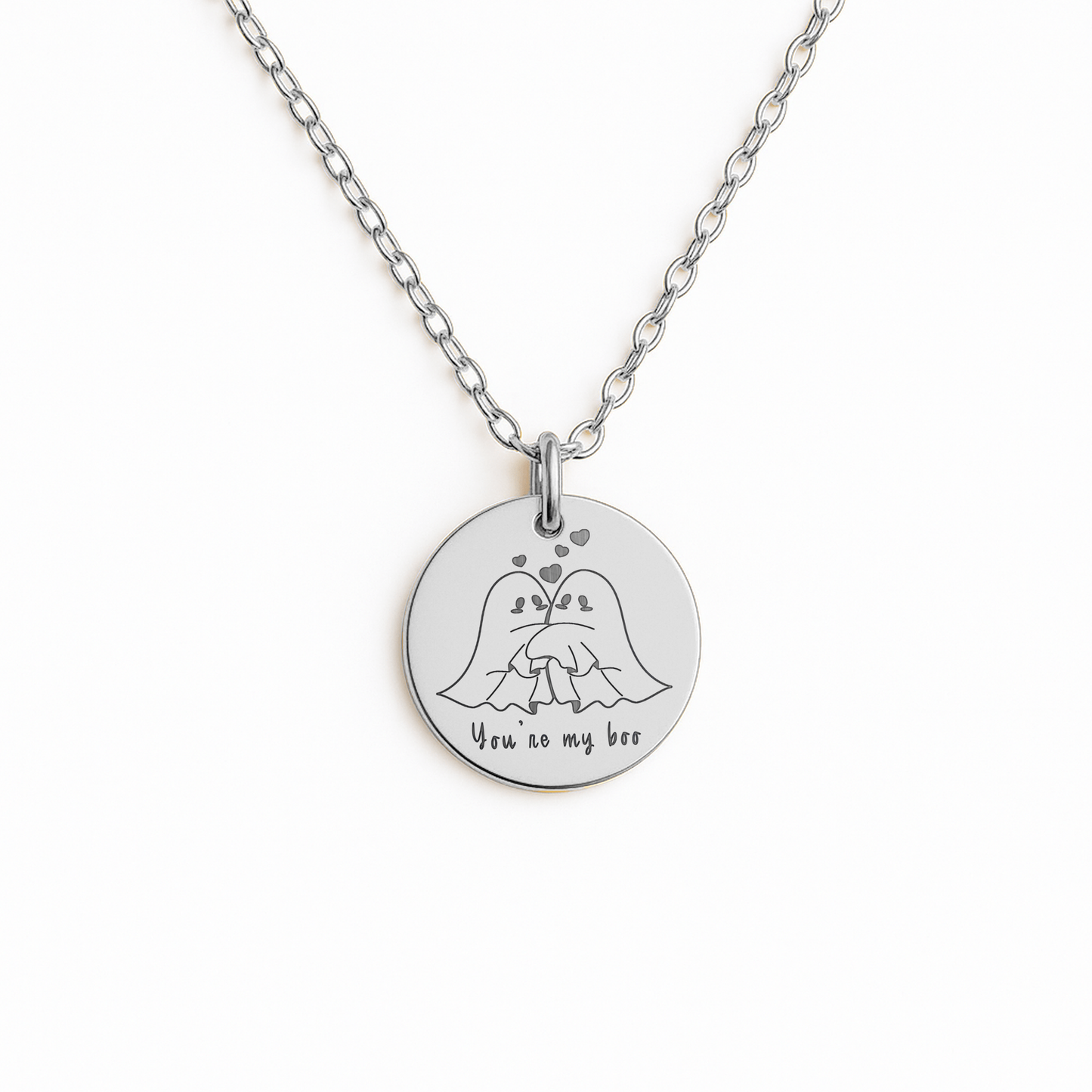 You’re My Boo, Ghost Necklace, Cute Halloween Gifts, Dainty Ghost Necklace, Ghost Jewelry, Spirit Jewelry, Spooky Jewelery