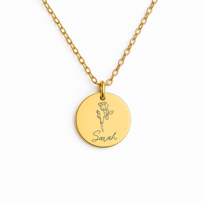 Personalized Difference Maker Necklace, Difference Maker Gift, Difference Maker Definition Gift, Mentor Appreciation Gift, Leader Gift, Birth Flower Necklace