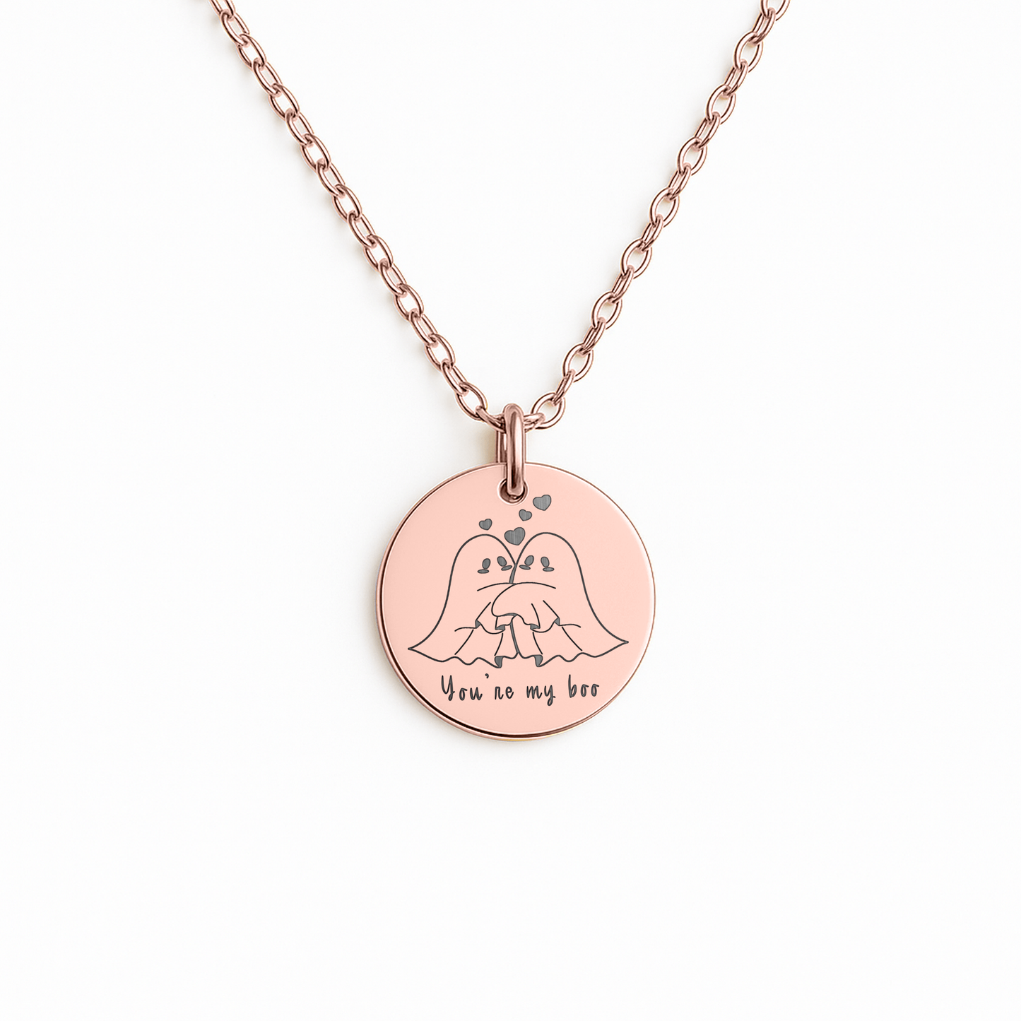 You’re My Boo, Ghost Necklace, Cute Halloween Gifts, Dainty Ghost Necklace, Ghost Jewelry, Spirit Jewelry, Spooky Jewelery