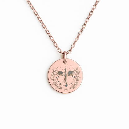Dragon Warrior Necklace – "You Are Unbreakable" Strength Gift for Her