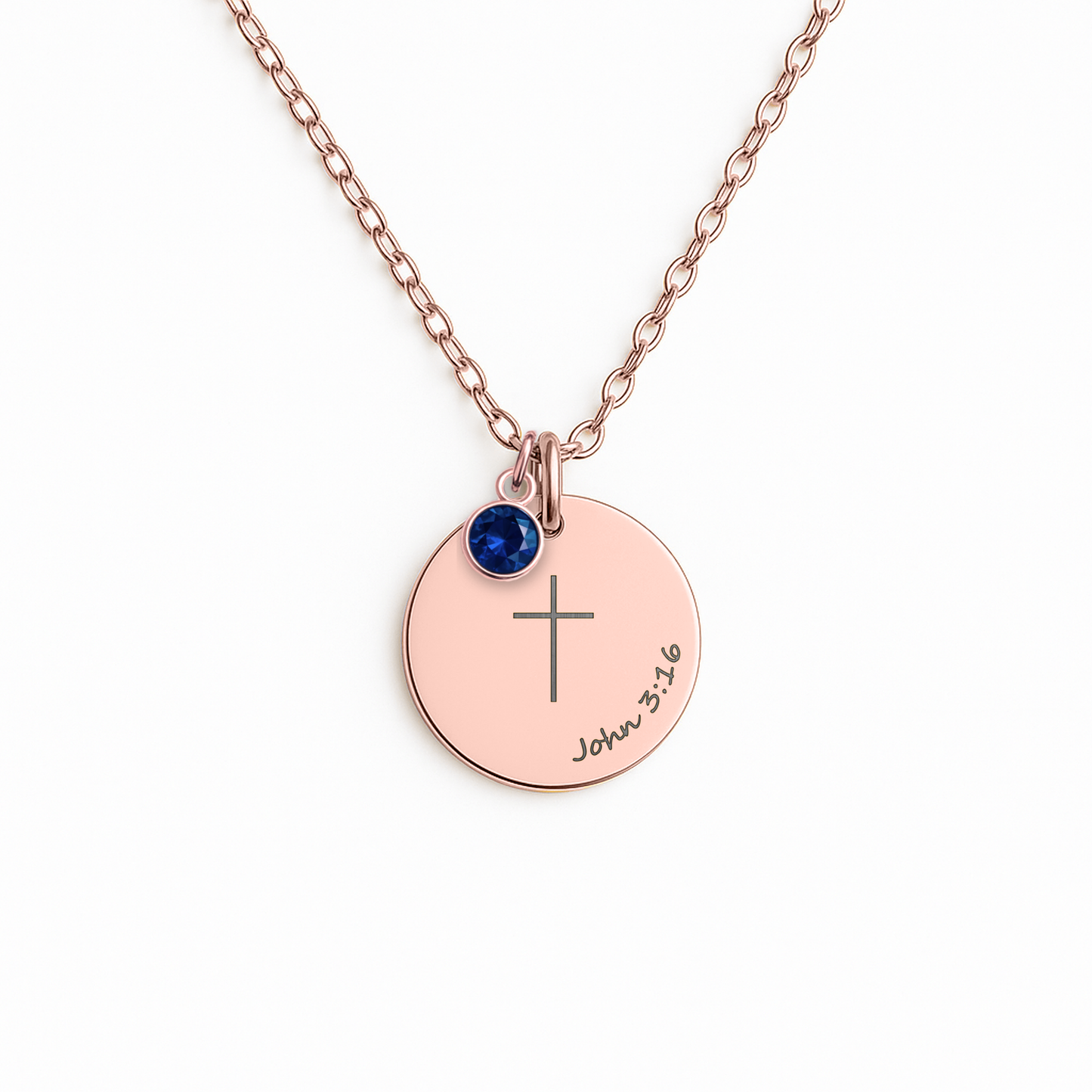 Sisters in Christ Gift Dainty Cross Necklace Bible Verse Best Friends Necklace Church Friends Gifts Faithful Keepsake Encouragement Gift