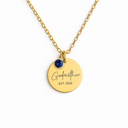 Godmother Personalized Gifts Custom Godmother Gift Personalized Gifts Godmother Jewelry for Godmother First Time EST