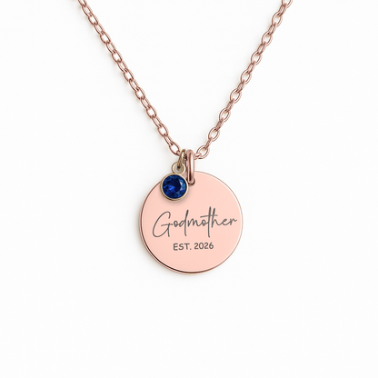 Godmother Personalized Gifts Custom Godmother Gift Personalized Gifts Godmother Jewelry for Godmother First Time EST