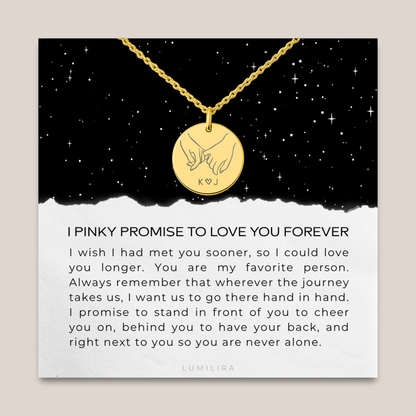 A Pinky Promise She’ll Wear Forever  — A deeply personal gift for your girlfriend or wife