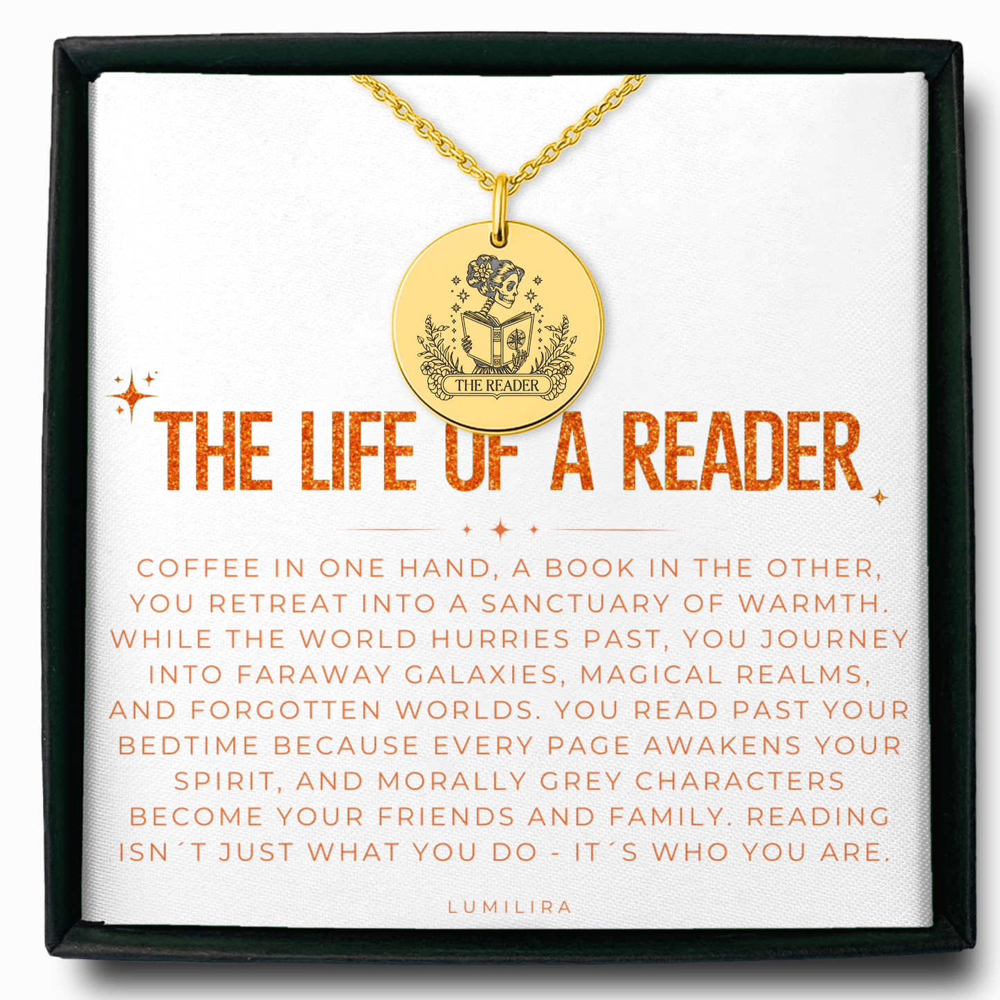 The Life of a Reader Necklace – The Reader Tarot Card