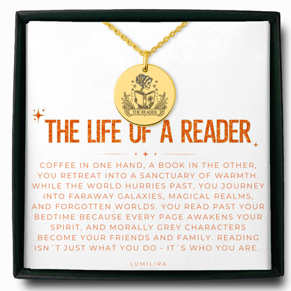 The Life of a Reader Necklace – The Reader Tarot Card