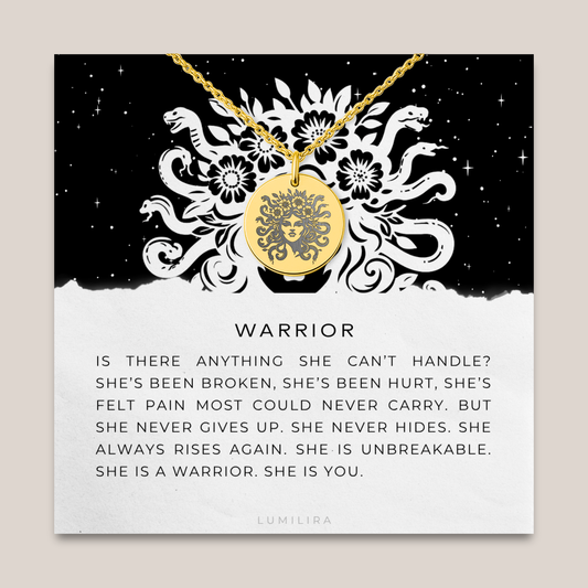 Medusa Coin Necklace: Mythology Pendant, Empowering Survivor Jewelry