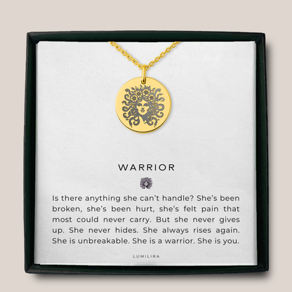 Medusa Necklace, Powerful Mythology Jewelry