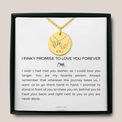 A Pinky Promise She’ll Wear Forever  — A deeply personal gift for your girlfriend or wife