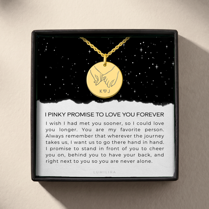 A Pinky Promise She’ll Wear Forever  — A deeply personal gift for your girlfriend or wife