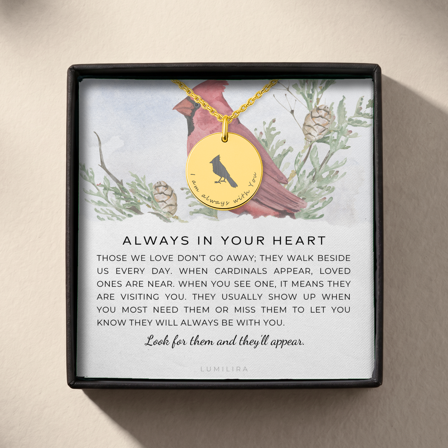 Cardinal Necklace