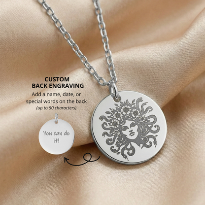 Medusa Pendant: Custom Mythology Jewelry, Empowerment Gift