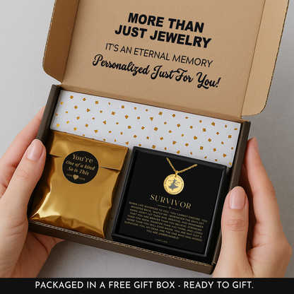 They Missed One” Necklace: Salem Massachusetts Witch Jewelry, Survivor Warrior Necklace, Encouragement Halloween Jewelry