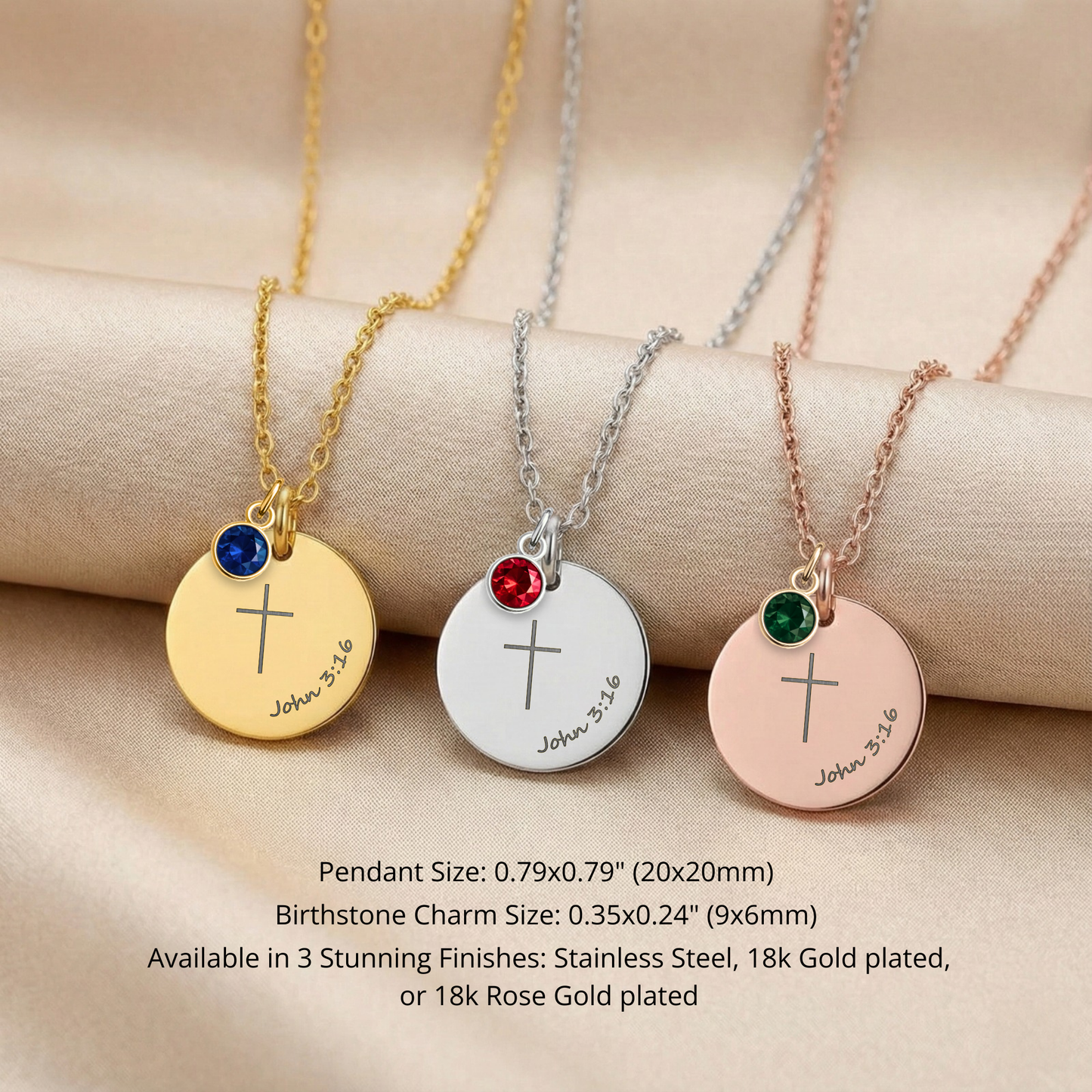 Sisters in Christ Gift Dainty Cross Necklace Bible Verse Best Friends Necklace Church Friends Gifts Faithful Keepsake Encouragement Gift