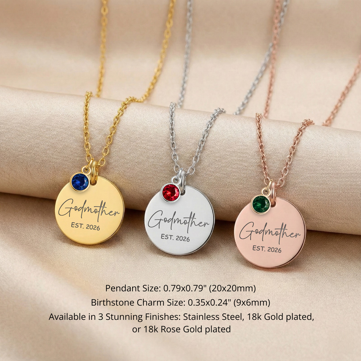 Godmother Personalized Gifts Custom Godmother Gift Personalized Gifts Godmother Jewelry for Godmother First Time EST