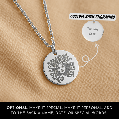 Medusa Necklace, Powerful Mythology Jewelry