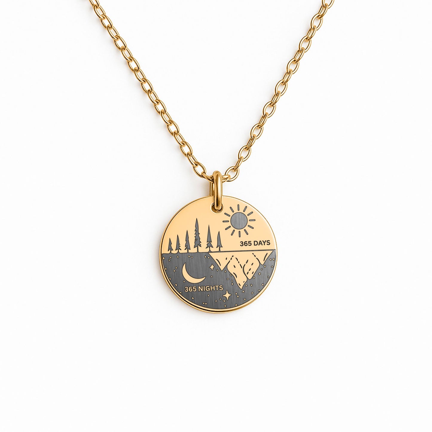 365 Days Sobriety Necklace – One Day at a Time Recovery Jewelry with Serenity Prayer Card, Sobriety Anniversary Gift