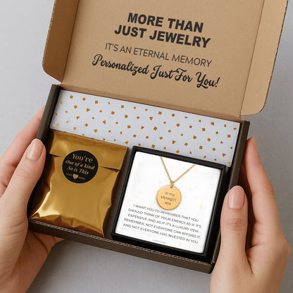 In My Showgirl Era Necklace: Custom Engraved Trendy Pendant, Inspirational Gift for Her, Modern Era Jewelry