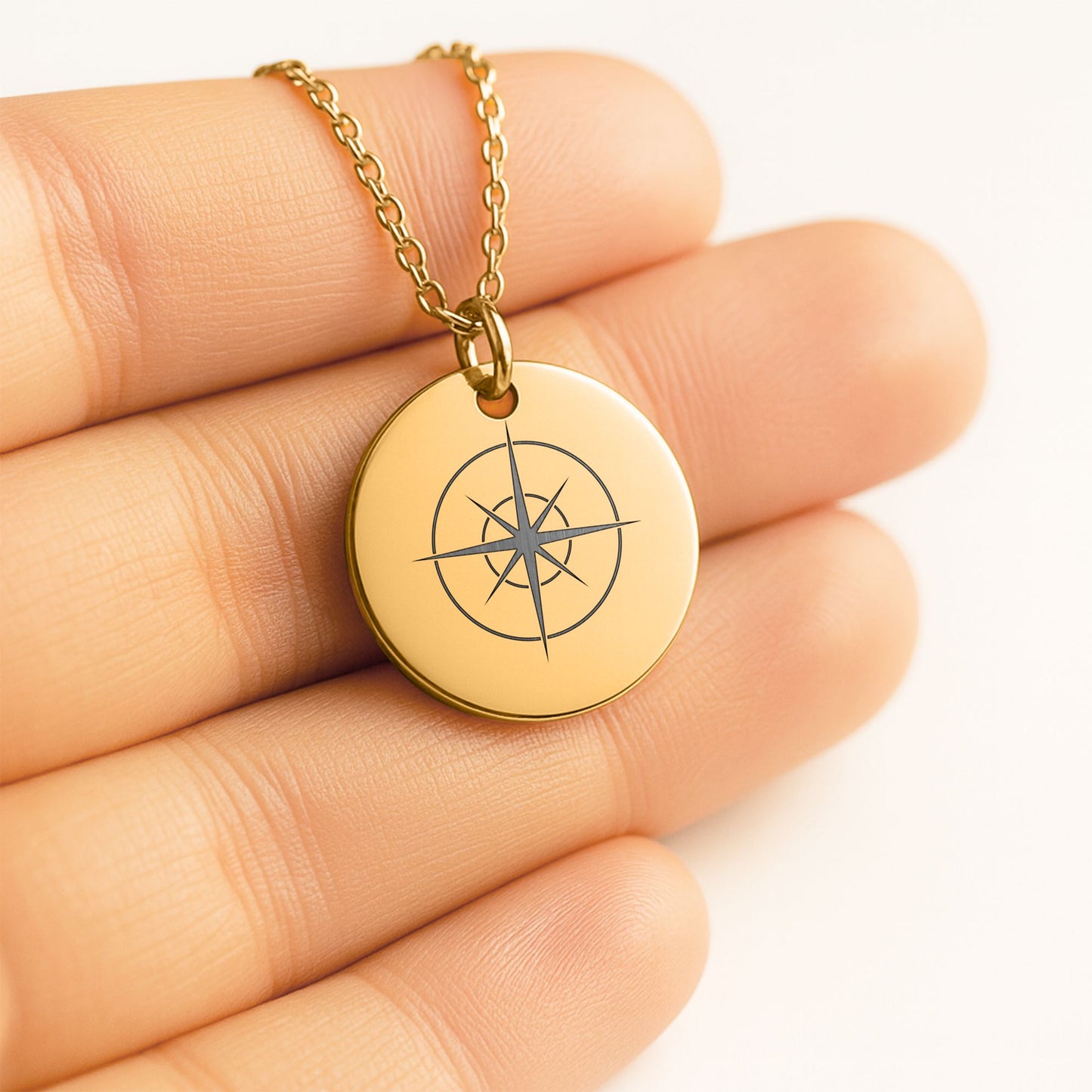 Compass Necklace: Graduation Gift for Her, College Graduating, High School Graduating, Senior Gift