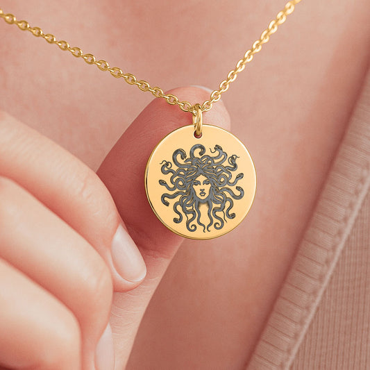 Medusa Jewelry, Greek Goddess Necklace
