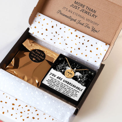 Dragon Warrior Necklace – "You Are Unbreakable" Strength Gift for Her