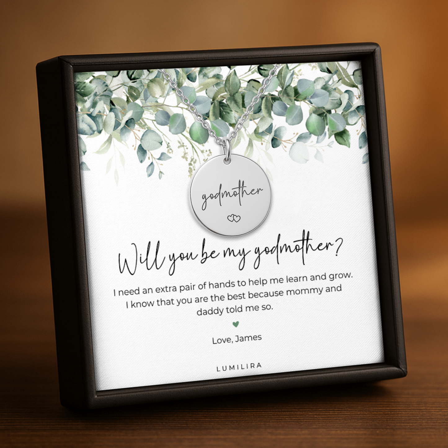 A Meaningful Godmother Proposal She’ll Treasure Forever