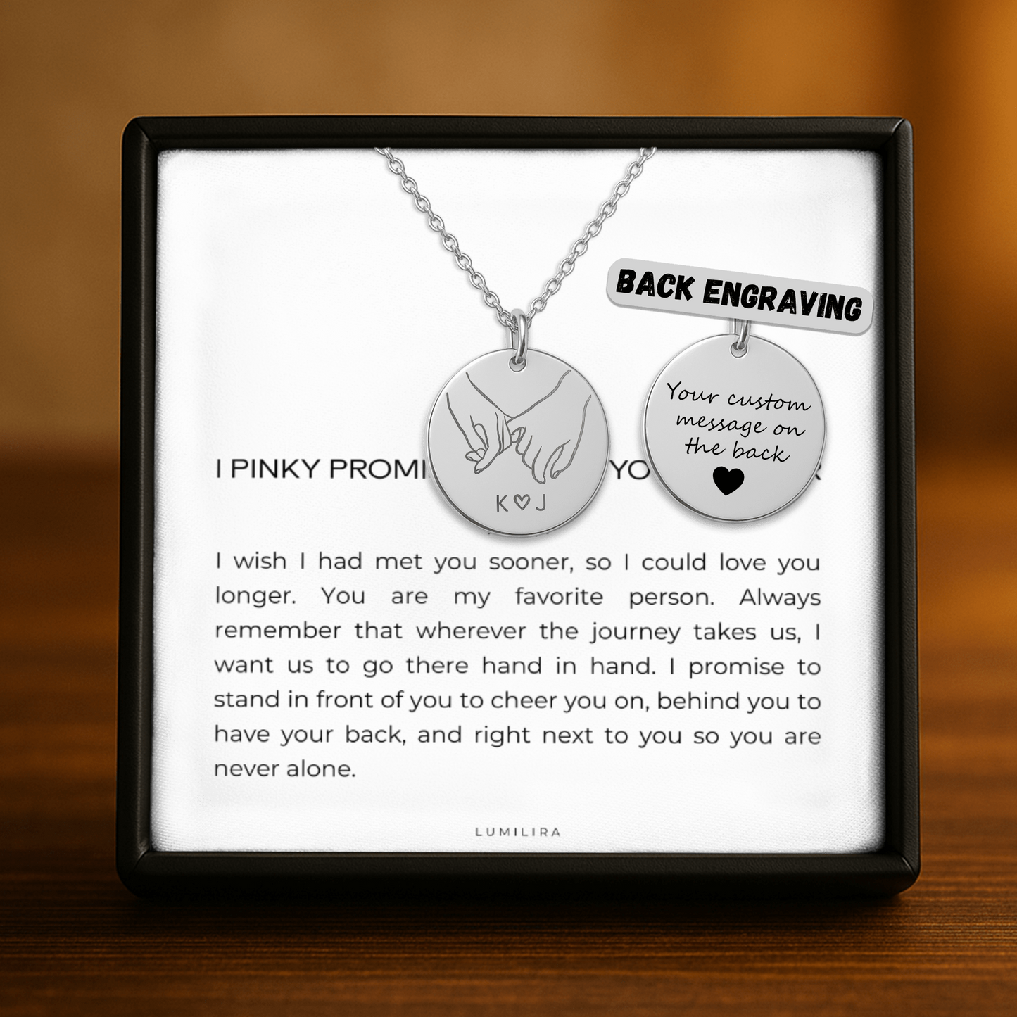 A Pinky Promise She’ll Wear Forever  — A deeply personal gift for your girlfriend or wife