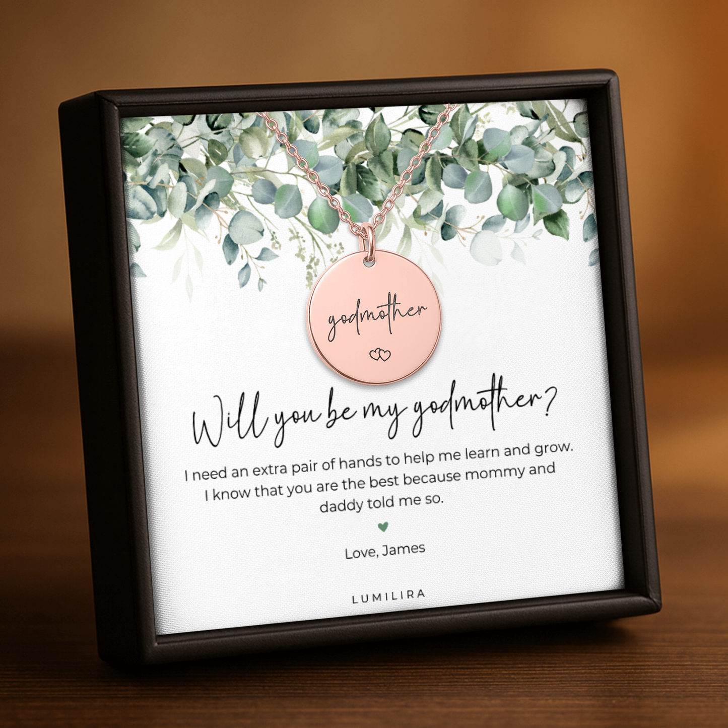 A Meaningful Godmother Proposal She’ll Treasure Forever