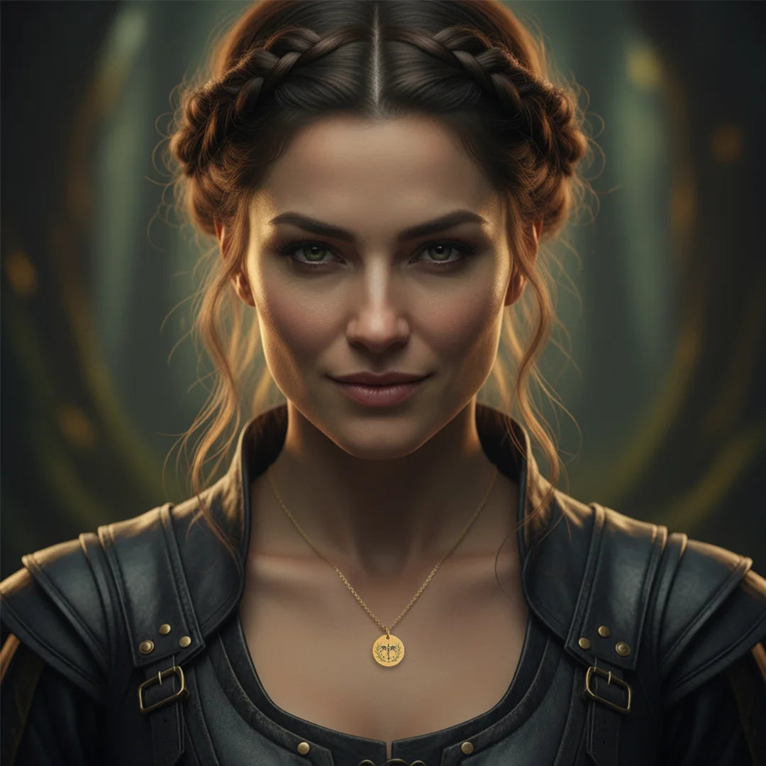 Personalized Dragon Warrior Necklace – "You Are Unbreakable" Strength Gift for Her